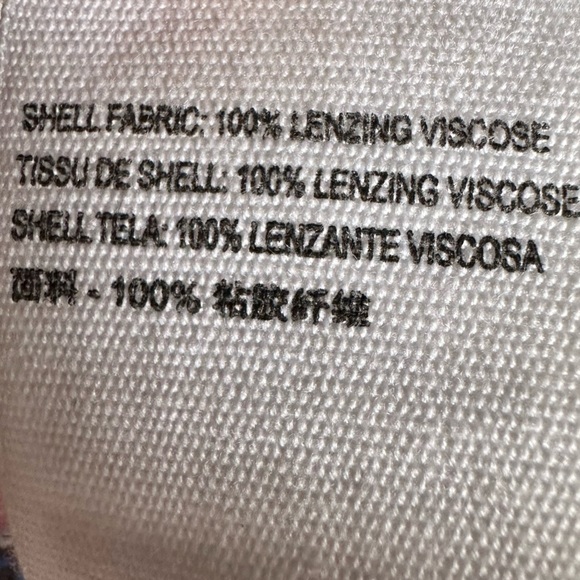 CLEOBELLA EMILY LOTUS PRINTED CHIFFON TIE NECK PINK BLOUSE SIZE MEDIUM - Picture 14 of 14